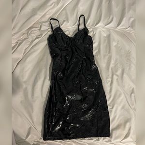 BRAND NEW LEATHER DRESS